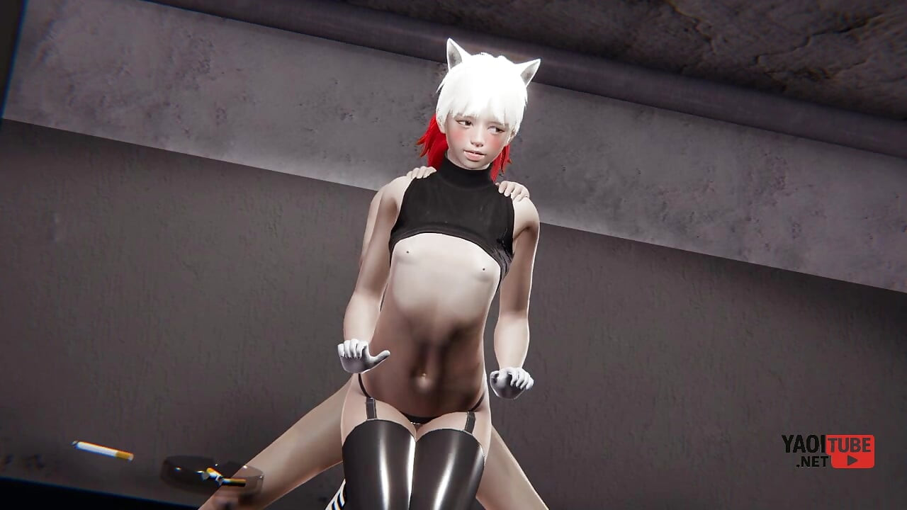 ヤオイ・フェムボーイ - セクシーな猫のフェムボーイ・エリックが赤毛のBoy.mp4に犯される