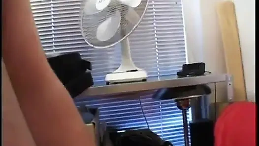 Brunette secretary milf gets banged in pov