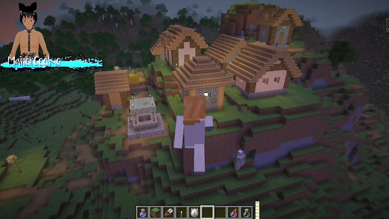 Minecraft mod Needs of Nature - Steve and alex masturbating and showing off some features! Like Cum!