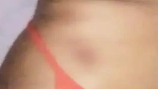 Romantic Indian girl in bed at night