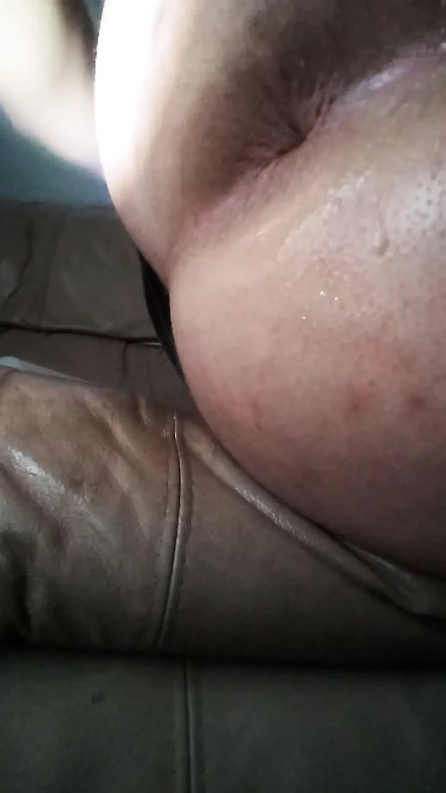 Sissy slut bitch fucks pussy with home made fish dildi