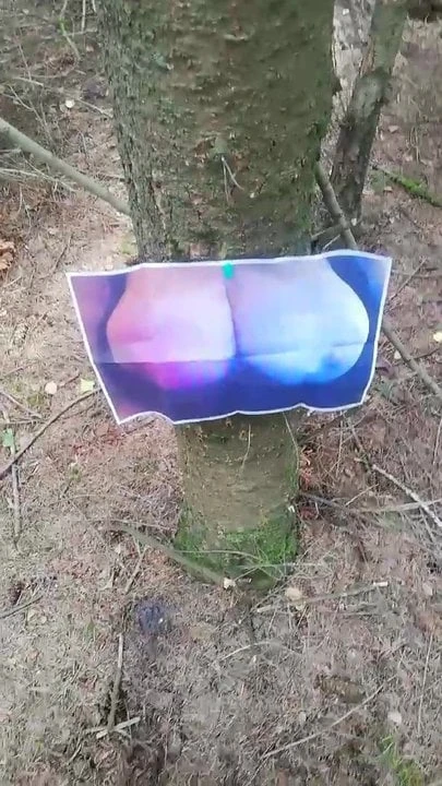 For His Naughty N, Outdoor Public Cum Tribute in the Woods
