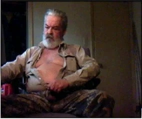Old Redneck Watchin&#039; Dirty Movies and Poppin&#039; a Good Load