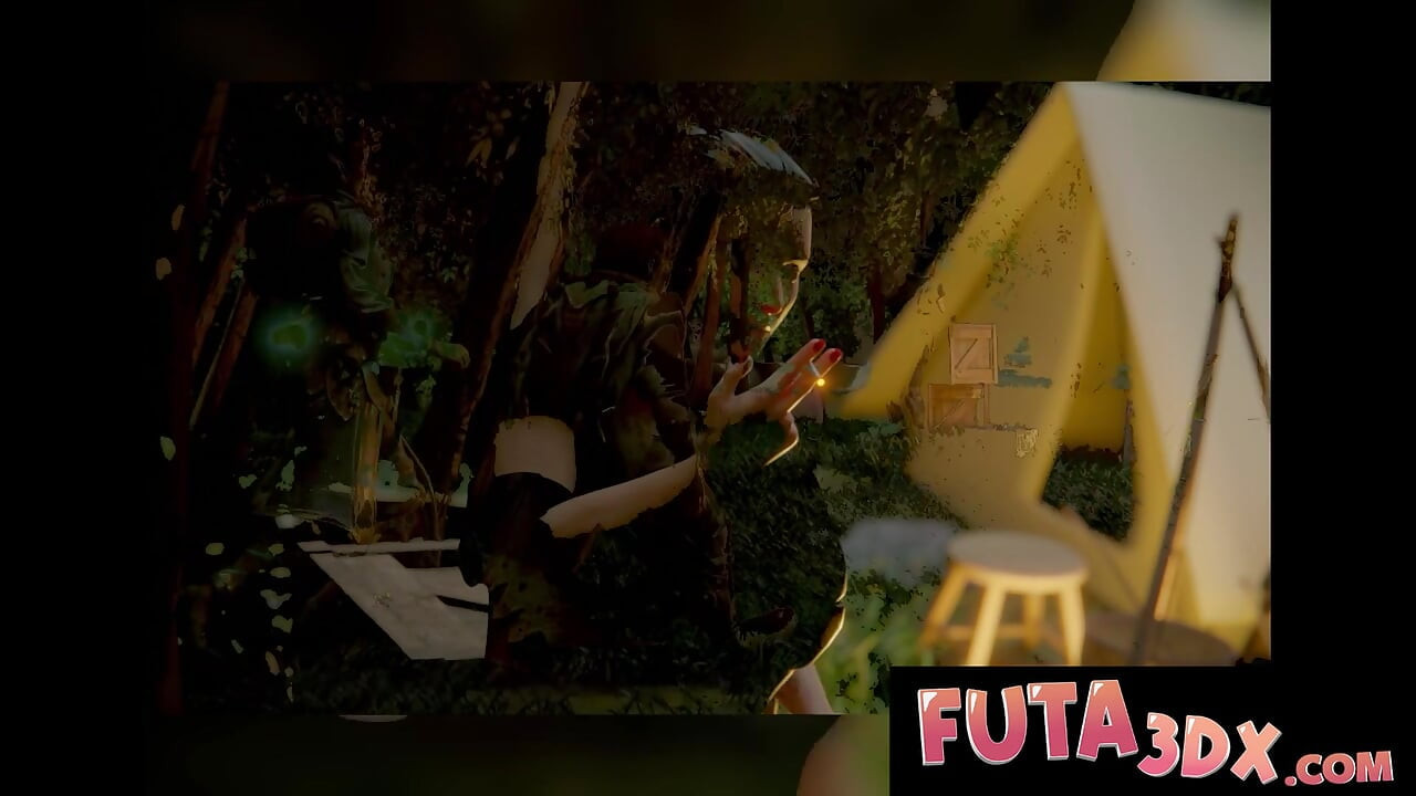 FUTA3DX - พบทหารรุ่นแม่น่าเย็ดนมใหญ่และโดนเย็ดโดย Futanari Elves ที่แคมป์