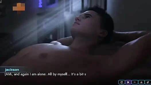 How to fix the future #1 - Jackson and Ellie took a shower together and played with each other untill they cum