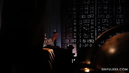 Guilty Pleasure at the Office! Vitoria Von Teese, Karina King & Denis Marti for SinfulXXX