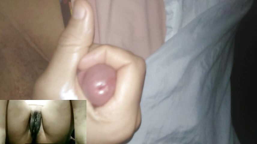 Girl Masturbating to Orgasm on a video call