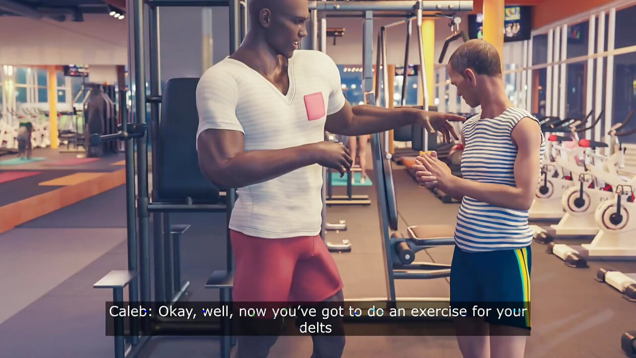Fitness Coach Fucks My Girlfriend in the Men’s Bathroom
