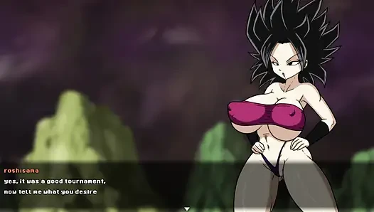 Турнир супер шлюшек 2 - Роши трахает толстую задницу Caulifla из Dragon Ball Super