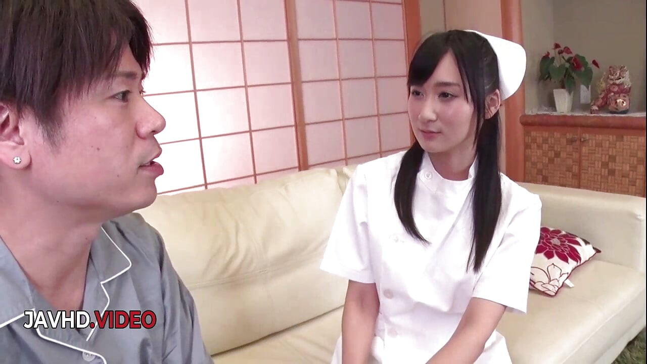 Chie Aoi - enfermeira asiática fumegante fantasia cena de gozada interna