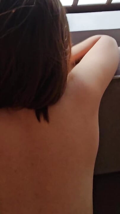 Pinay Petite Fucked Dirty Talks a lot in a resort hotel view