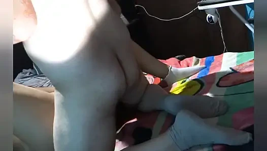 It's a bitch that swallows what a scary dick