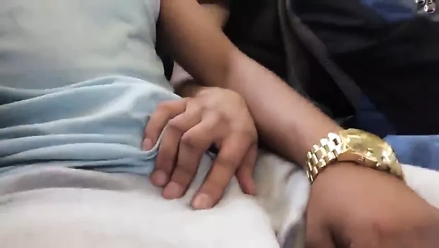 public transport handjob stranger caught