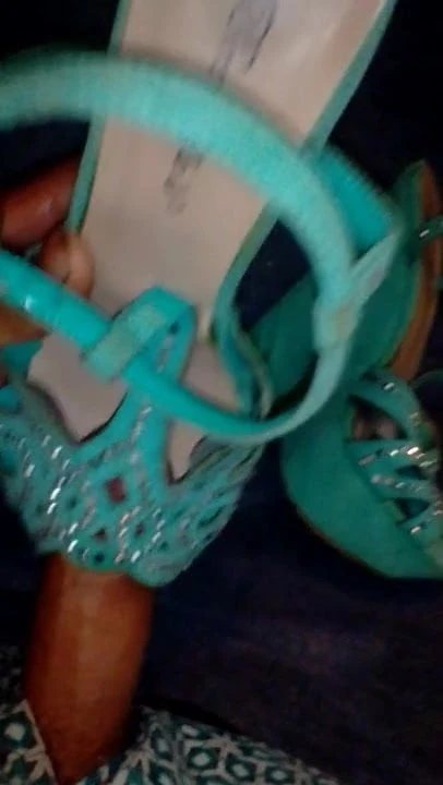 my sister's wedges  shoejob