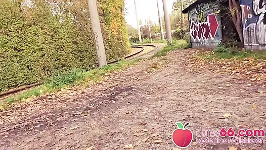 Hot & Risky in Public: Brunette Milf Slut Banged Hard