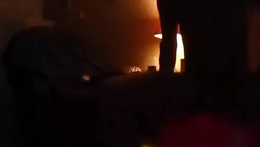 sissy riding bouncy ball dildo