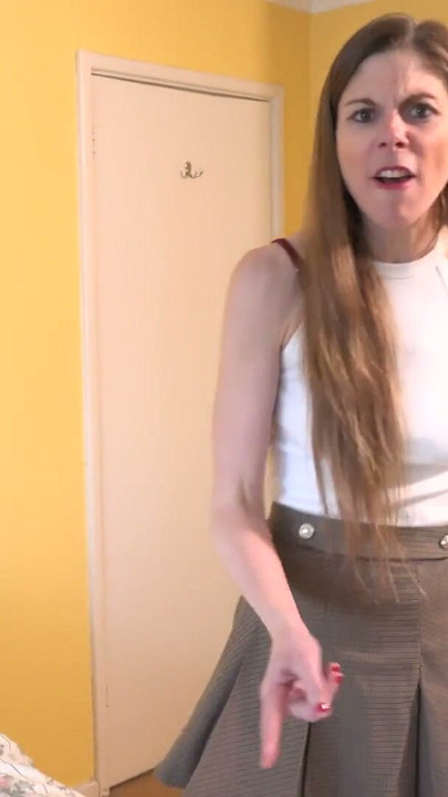 Your Tall MILF Landlady Alice Maze Catches You Stealing Her Panties | Clip 1