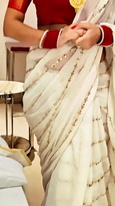 indian desi bahu sex with her sasur ji on first day of her marriage. hindi roleplay. | Clip 1