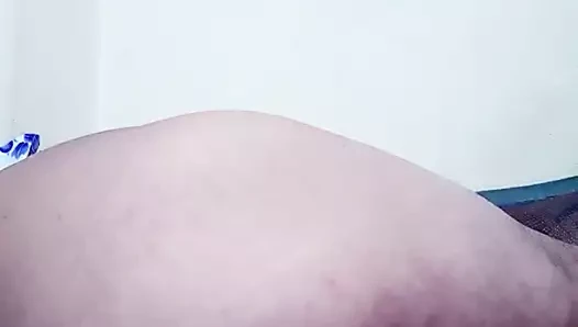 Asian boy masturbating hard