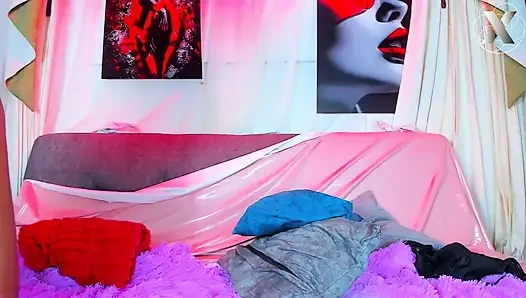 Masturbasi di depan cermin: menyaksikan vagina saya berkontraksi saat saya cum