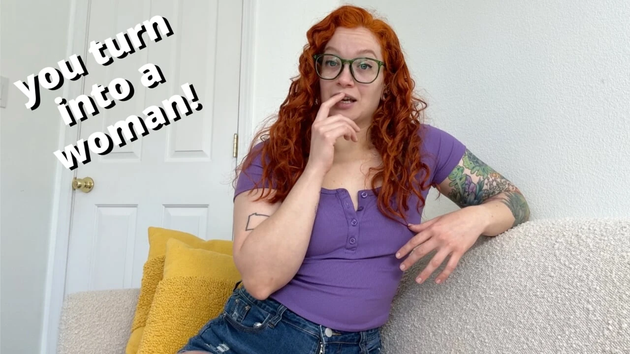 loving futa wife watches you turn into a woman and pov sex - full video on Veggiebabyy Manyvids
