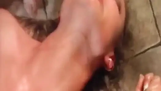 Brunette Slut Gets Hard Fucked and Covered in Cum