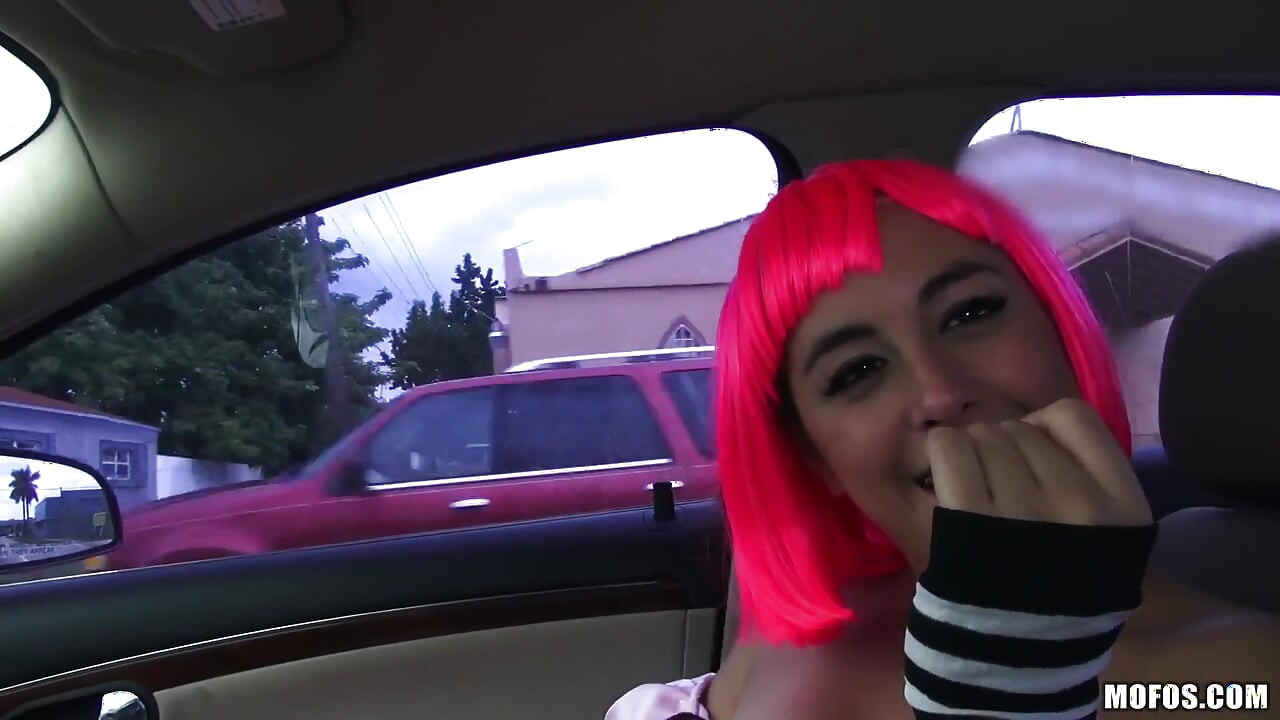 Stranded Teens - Brunette Natalie Monroe Sucks Bruno & Takes a Big Sweet Ass Pounding After He Pulls Over in a Car