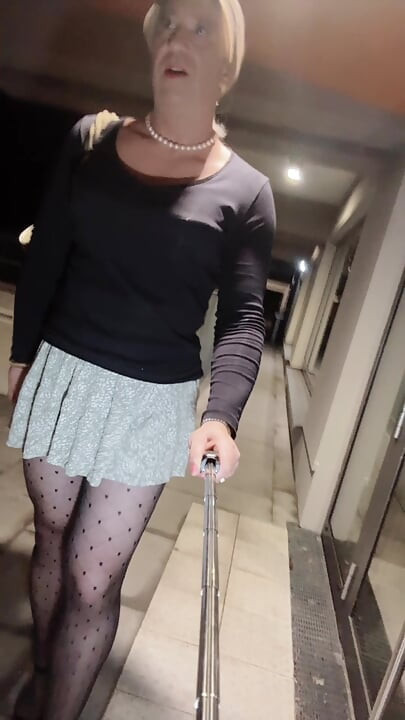 Sissy Compilation Outside drinking and pussy fuck in Public