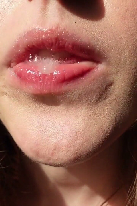 My Lips and Tongue Closeup