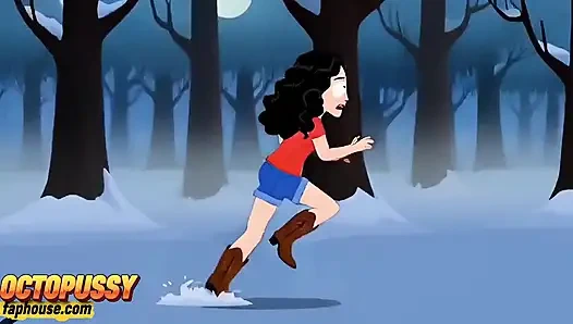 Crystal Lake Kampı'nda Sürtüklerle Seks Partisi. Karikatür