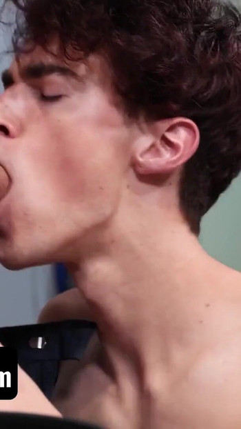 Thrilling moment from "Bully Him - Disobeying College Boy Nick Floyd Gets Disciplined By Strict Teacher And The Principal"