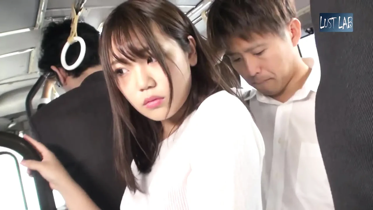 Crowded Bus Rush. Tight Pants Wife Feels the Firm Press, Panty Line Showing as She Gives in to the Moment - Part2
