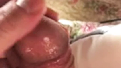 precum ile okşayarak