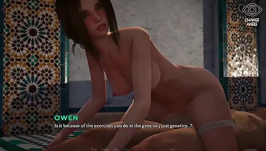 Blonde Slut Lies Back on Table, Takes Massive Cock Down Her Throat