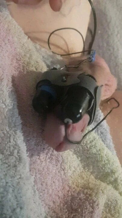 mit vibrator eiern geil gemacht