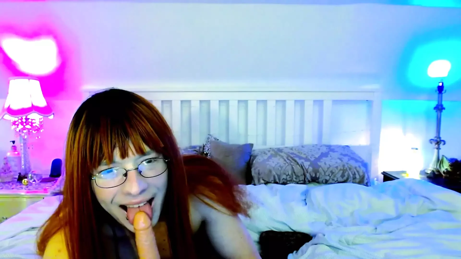 Hot Sissy Obeys and Takes Daddy's Big Cock and Cum Shot on Self