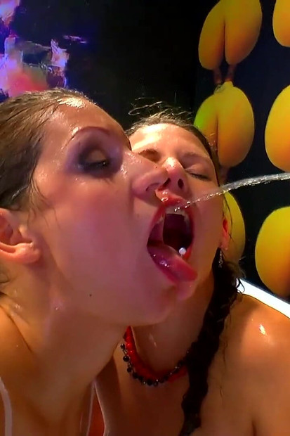 Best German Goo Girls Swapping Piss and Cum in John Thompson
