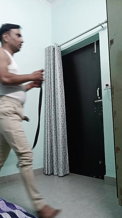 Indian police officer in full masti mood