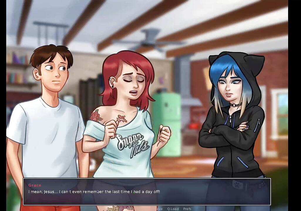 Sommersaga: hopper over college for å henge med en jente ep 58,59