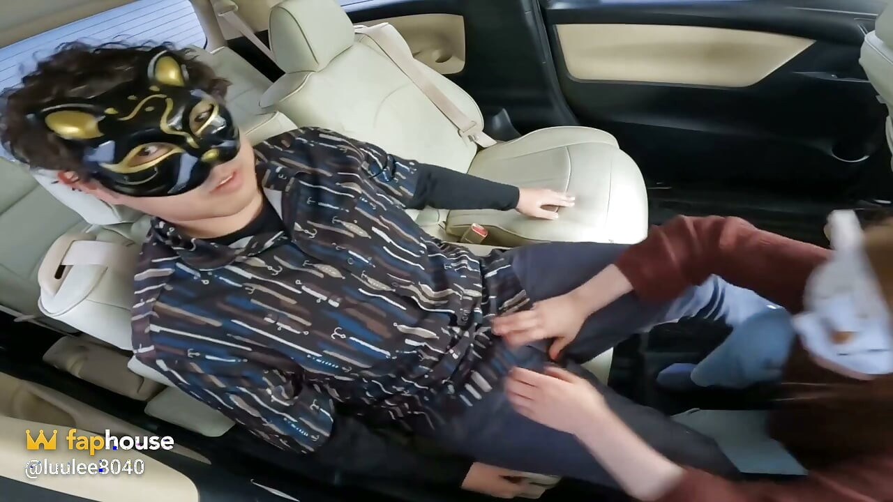 Car Sex Naked Next to the Husband