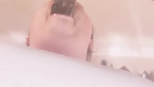 Amateur-bBW schlampiger blowjob mit abspritzen
