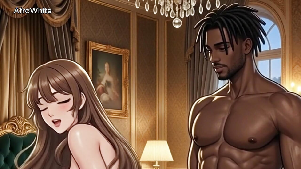 AI generated Hentai animated anime cartoon of a honey big boobs slim british curvy student  fucking her crush raw, no condom