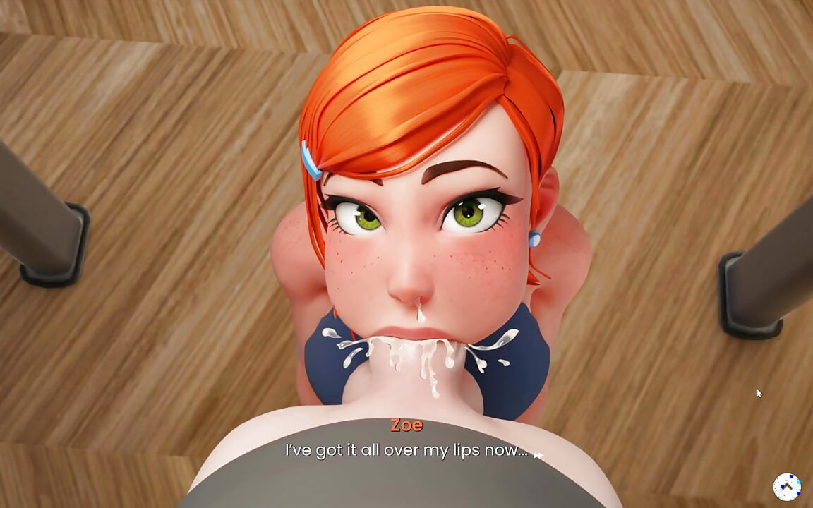 Mansion Days TABOO Hentai Game Ep.7 ACCIDENTAL BONER ends up with STEP SIS DEEPTHROAT !