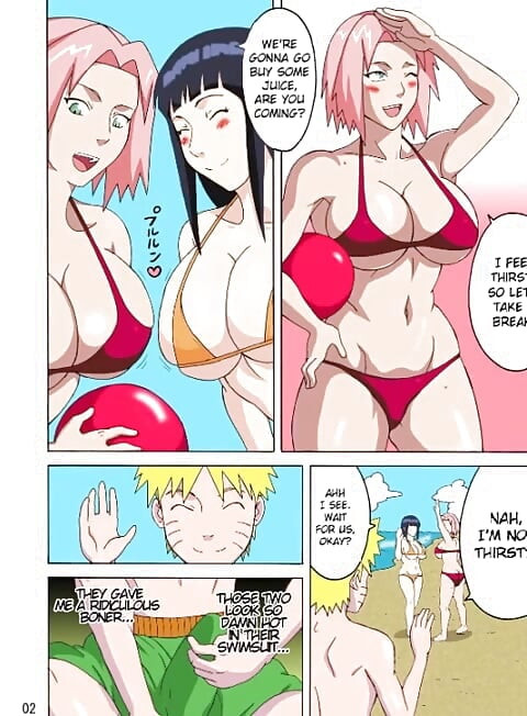 Tsunade's Obscene Beach by Misskitty2k