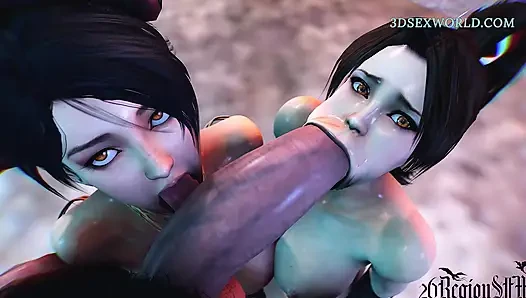 Mai shiranui hardcore-trainings-dreier FFm (3D anime) exklusiv