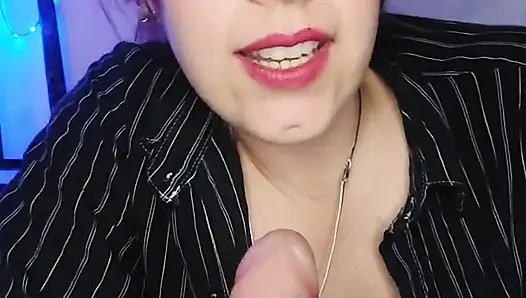 Gauchita for the First Time as a Sexy Stepmother!!! JOI