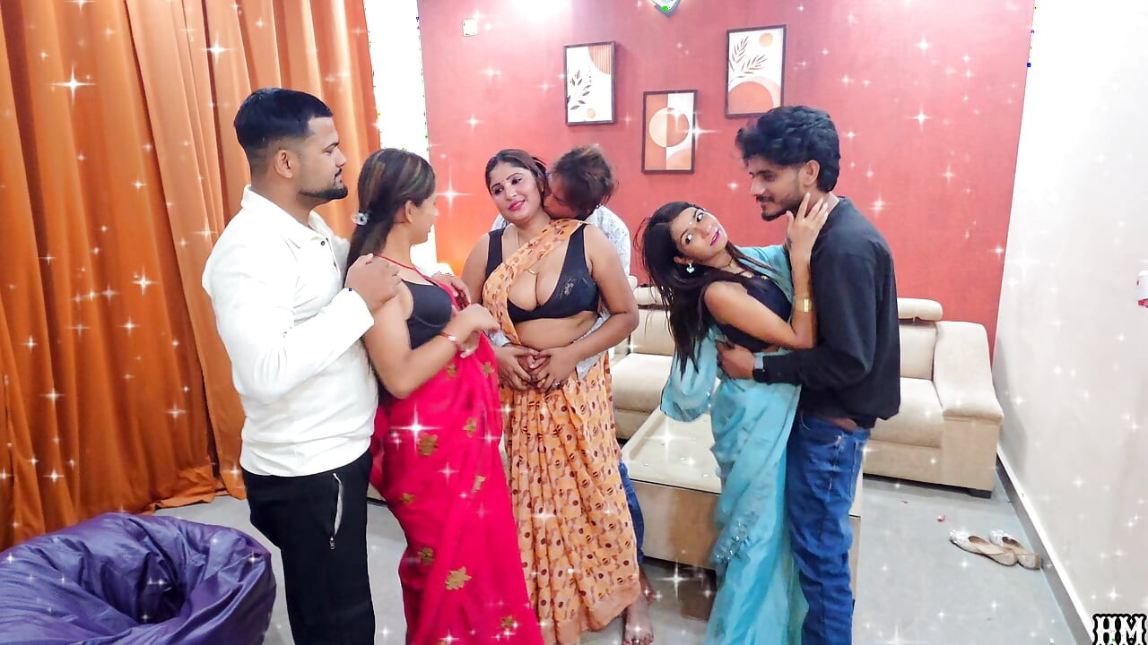 Indian Asian Desi Four Couple Party Foursome Gangbang Ultimate hardcore Sex Fucking Video