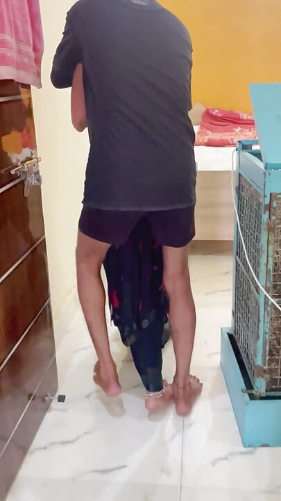 Famous Desi Bhabhi Poonam Fucked by Her Friend in Front of Her Cuckold Husband in Her Home While Her Husband Recording It