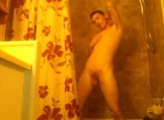 showering