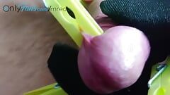 Clamp on cock and balls POV Mistress Redix